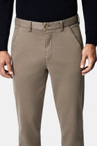 Koyu Vizon Regular Fit Lyocell Karışımlı 5 Cep Casual Pantolon