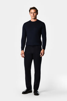 Koyu Lacivert Regular Fit Lyocell Karışımlı 5 Cep Casual Pantolon
