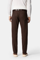 Koyu Kahve Regular Fit Standart Kesim Lyocell Karışımlı 5 Cep Chino / Kanvas Pantolon