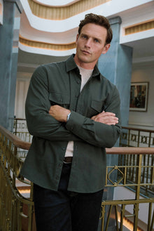 Koyu Yeşil Uzun Kol Regular Fit Cepli Flanel Oduncu Kışlık Gömlek