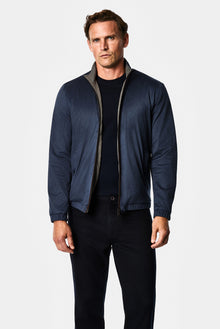 Koyu Lacivert Regular Fit Dik Yaka Mont