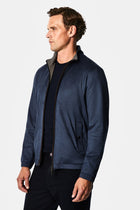 Koyu Lacivert Regular Fit Dik Yaka Mont