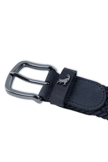 Koyu Lacivert Elastik Örgü Kemer (En 3.5 cm)