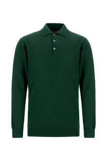 Nefti Polo Yaka Regular Fit Yün Triko Kazak