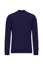 Açık Lacivert Yarım Balıkçı Yaka Regular Fit Yün Triko Kazak