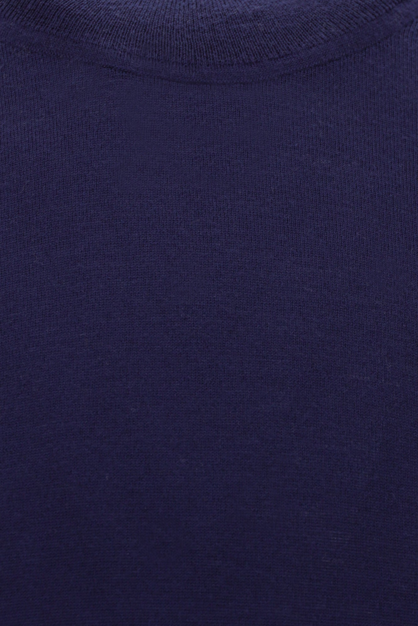 Açık Lacivert Yarım Balıkçı Yaka Regular Fit Yün Triko Kazak