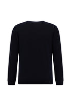Koyu Lacivert V Yaka Regular Fit Yün Triko Kazak
