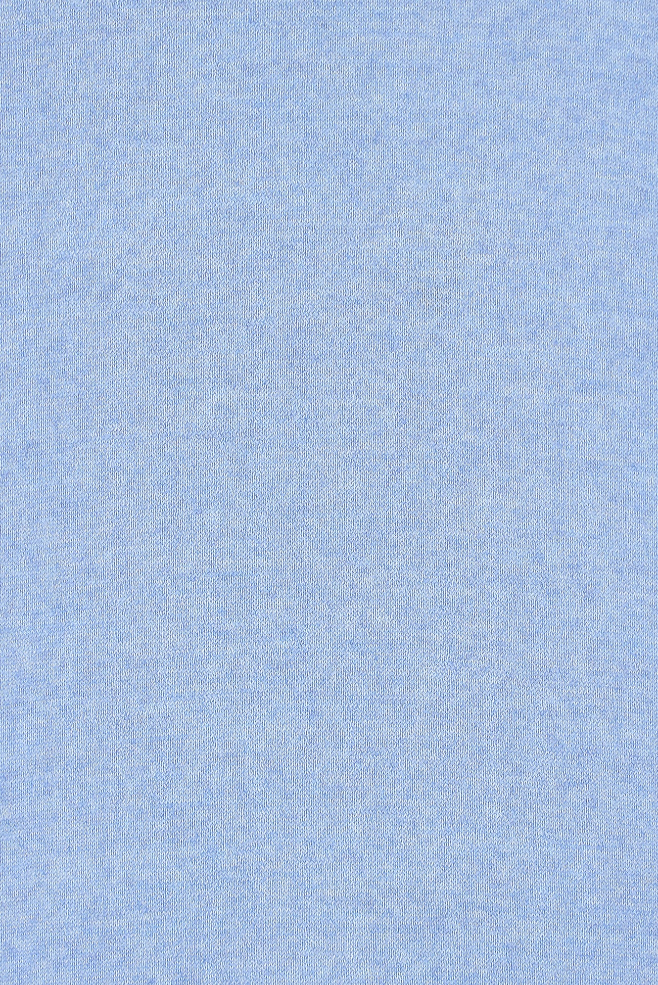 Açık Mavi Bisiklet Yaka Regular Fit Yün Triko Kazak