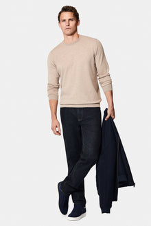 Orta Vizon Bisiklet Yaka Regular Fit Yün Triko Kazak-Abdullah Ki??l?