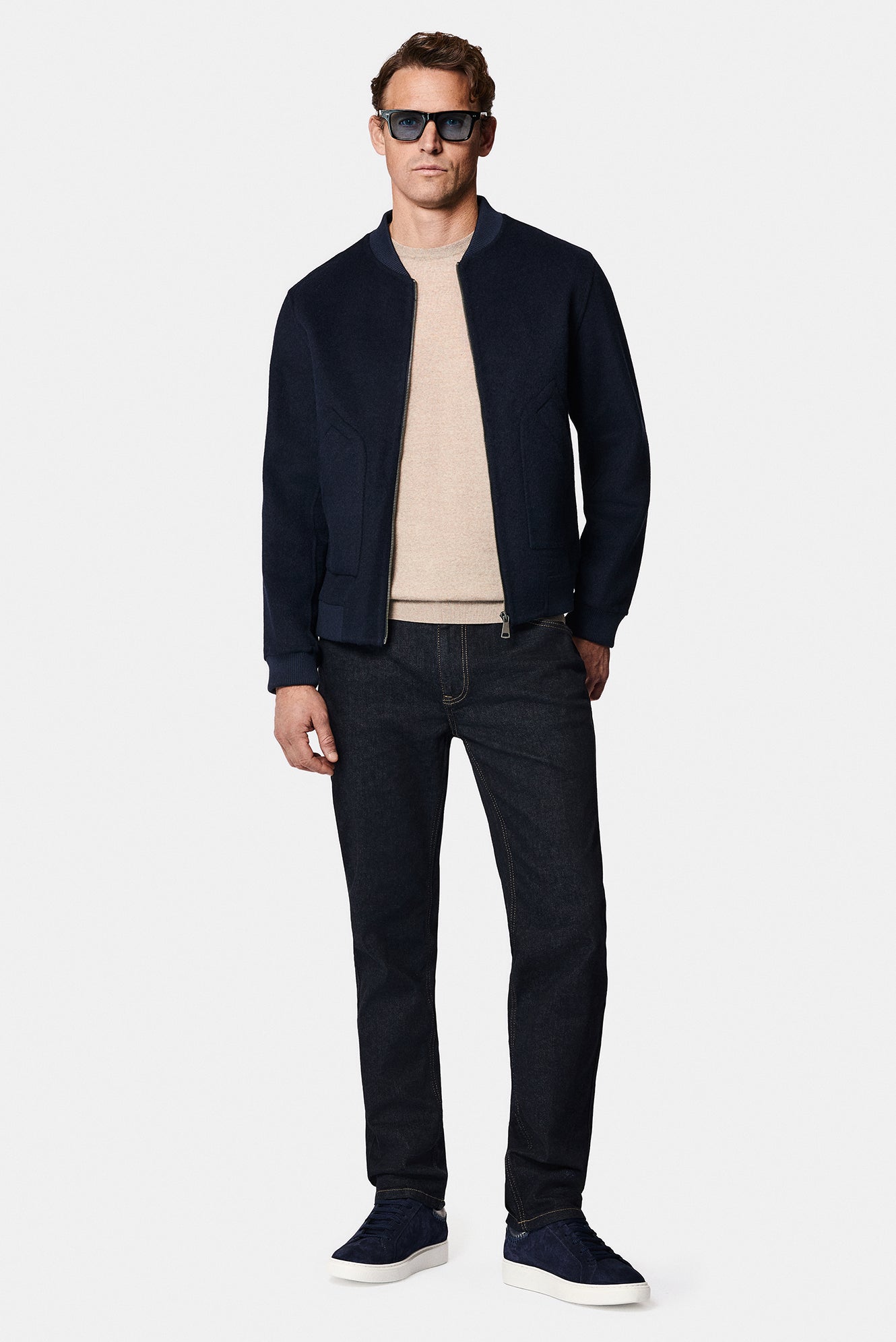 Orta Vizon Bisiklet Yaka Regular Fit Yün Triko Kazak-Abdullah Ki??l?