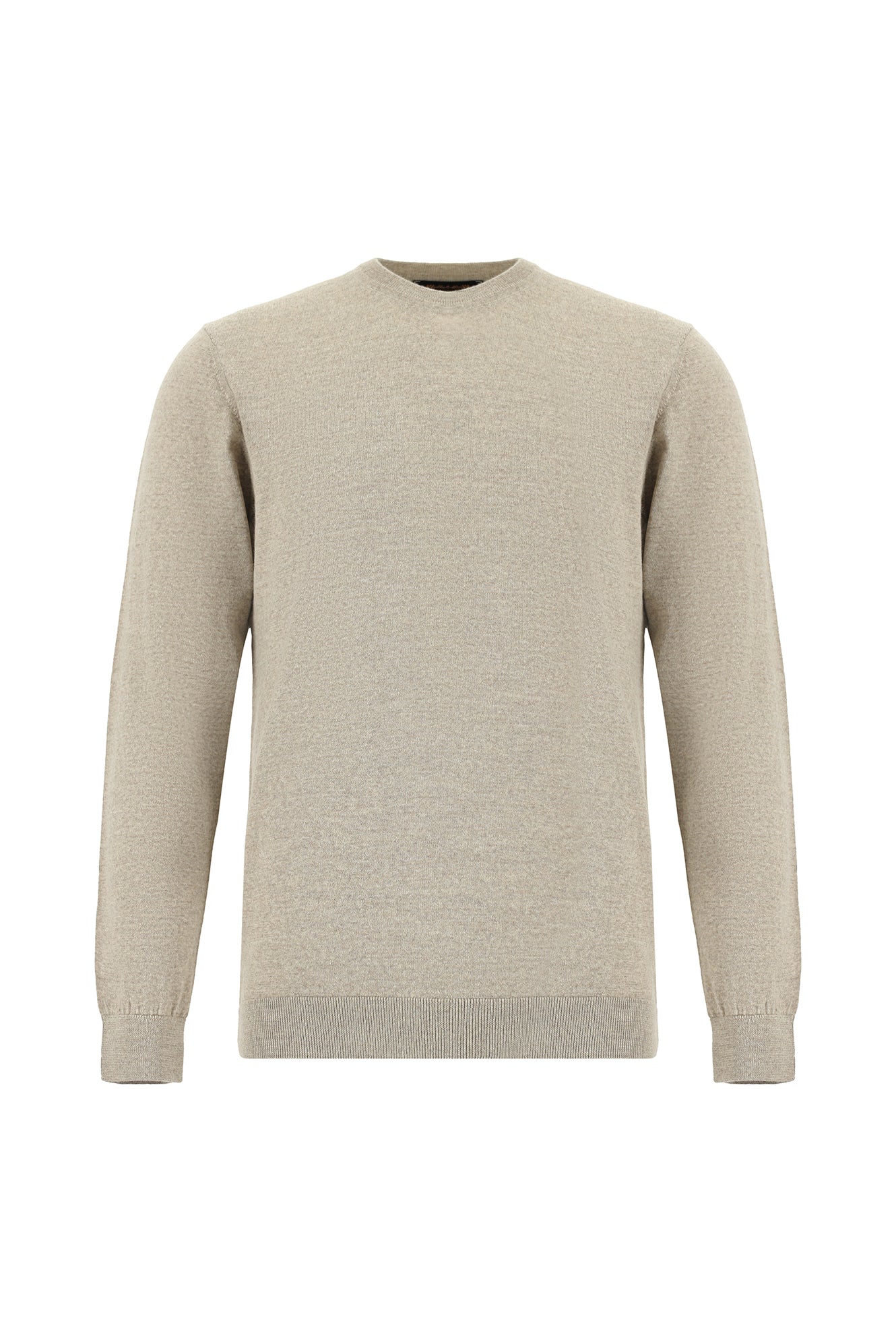 Orta Vizon Bisiklet Yaka Regular Fit Yün Triko Kazak-Abdullah Ki??l?