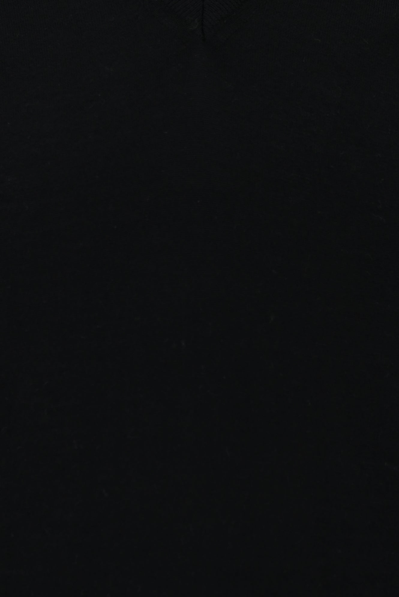 Siyah V Yaka Yün Triko Süveter-Abdullah Ki??l?