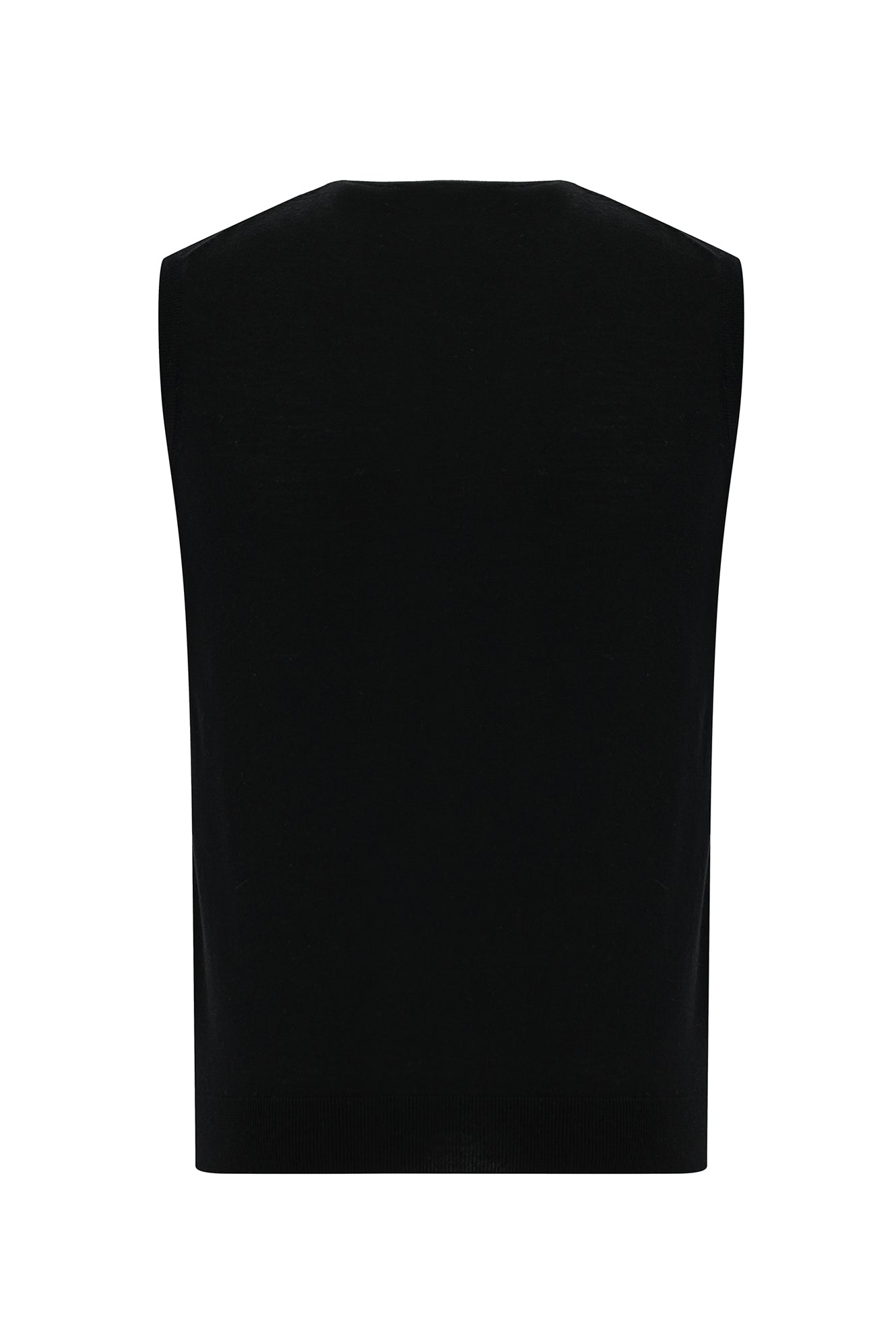 Siyah V Yaka Yün Triko Süveter-Abdullah Ki??l?