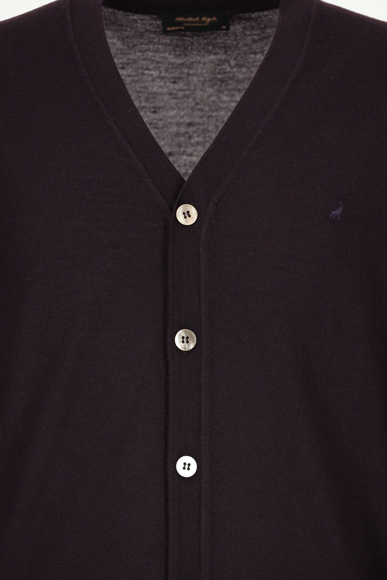 Mürdüm Yün Triko Hırka