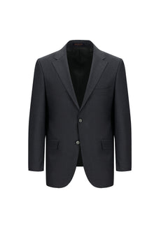 Koyu Füme 4 Drop Relaxed Fit Rahat Kesim Yünlü Beli Lastikli ?pli Tak?m Elbise-Abdullah Ki??l?