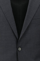 Koyu Füme Regular Fit Yünlü Beli Lastikli İpli Takım Elbise