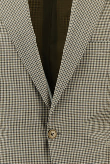 Koyu Bej Slim Fit Dar Kesim Yünlü Kombinli Takım Elbise