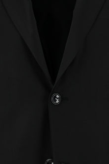 Siyah 7 Drop Slim Fit Dar Kesim Yünlü Tak?m Elbise-Abdullah Ki??l?