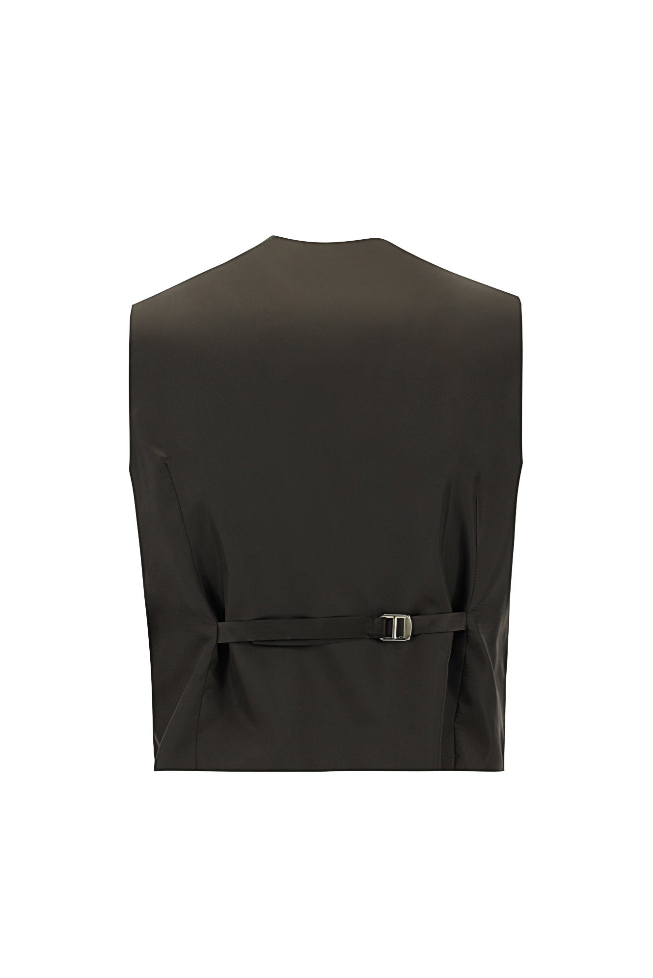 Koyu Kahve Slim Fit Dar Kesim Yünlü Kombinli Yelekli Takım Elbise