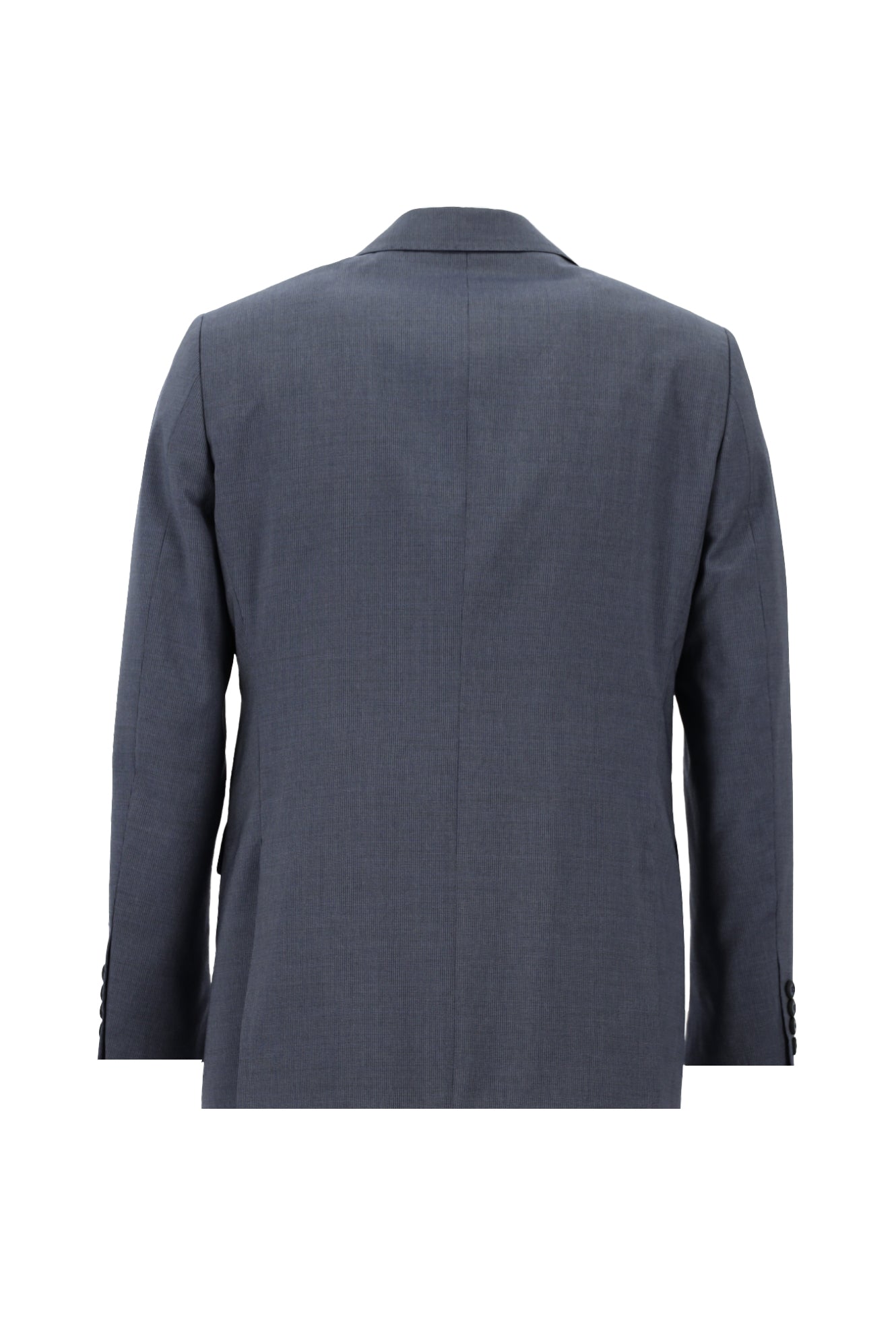 Orta Lacivert 4 Drop Relaxed Fit Rahat Kesim Çizgili Yün Tak?m Elbise-Abdullah Ki??l?