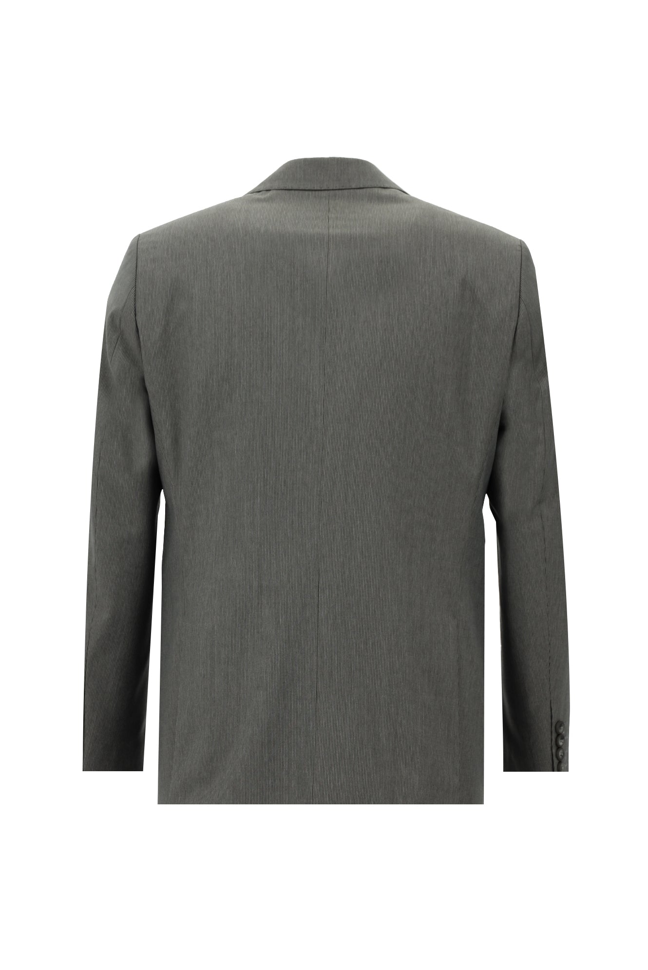 Koyu Füme 4 Drop Relaxed Fit Rahat Kesim Çizgili Yün Tak?m Elbise-Abdullah Ki??l?