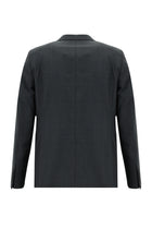 Orta Antrasit Regular Fit Yünlü Klasik Kareli Takım Elbise