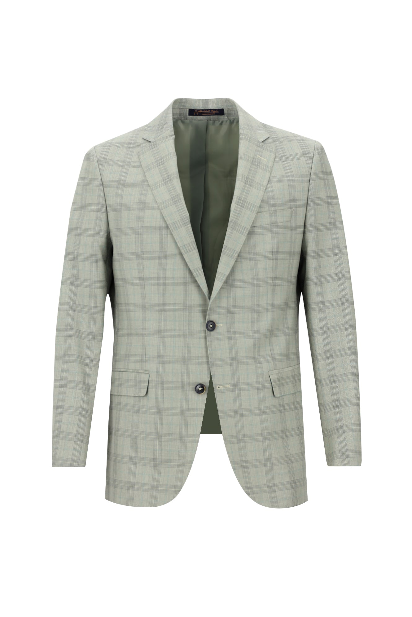 Açık Gri Relaxed Fit Rahat Kesim Yünlü Kombinli Takım Elbise