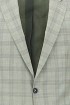 Açık Gri Relaxed Fit Rahat Kesim Yünlü Kombinli Takım Elbise