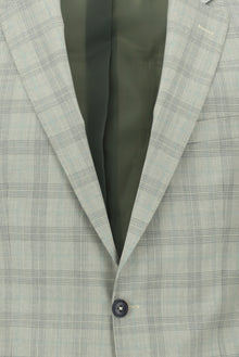 Açık Gri Relaxed Fit Rahat Kesim Yünlü Kombinli Takım Elbise