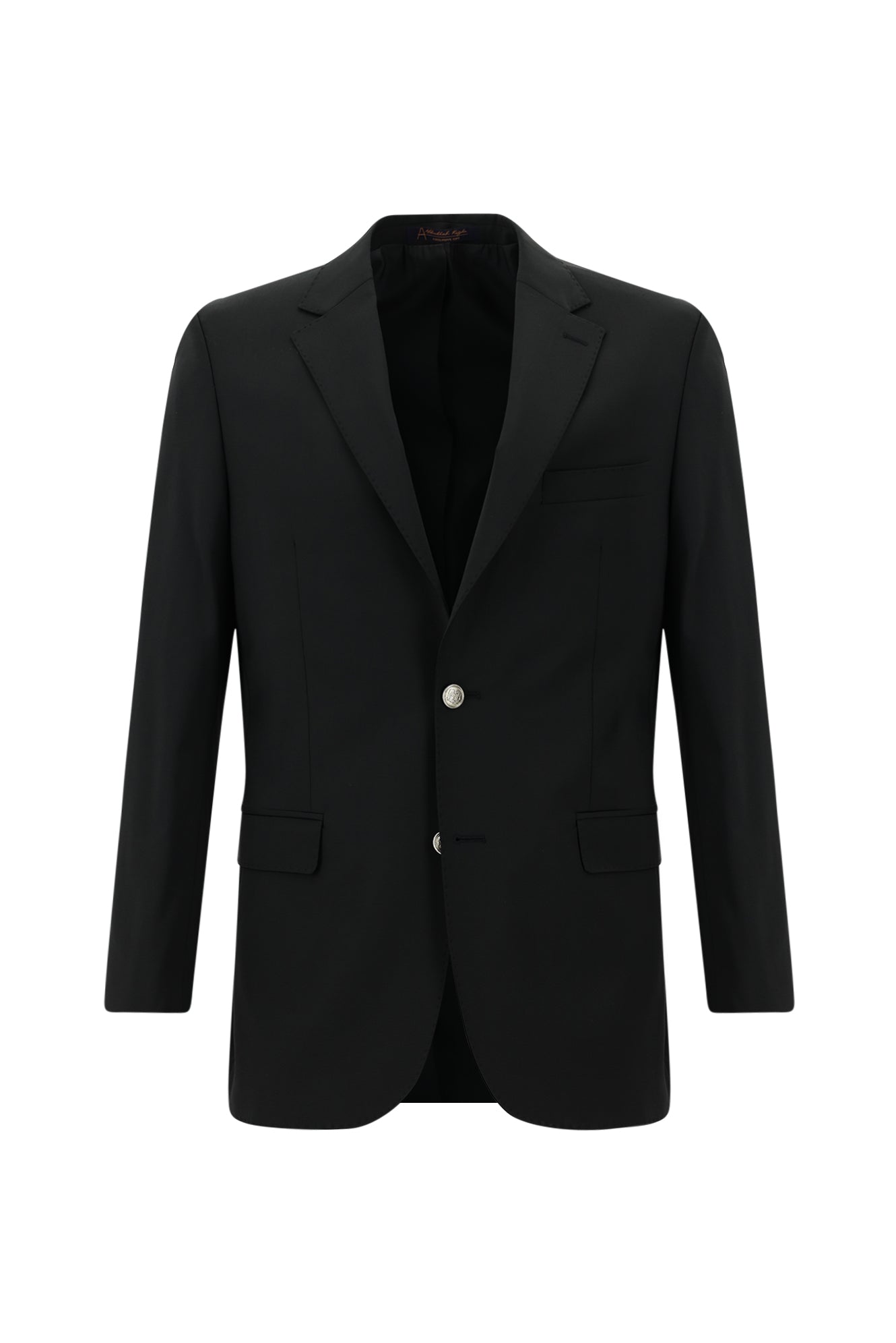 Siyah 6 Drop Regular Fit Standart Kesim Yünlü Klasik Blazer Ceket-Abdullah Ki??l?