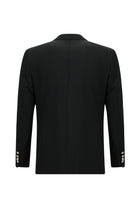 Siyah 6 Drop Regular Fit Standart Kesim Yünlü Klasik Blazer Ceket-Abdullah Ki??l?