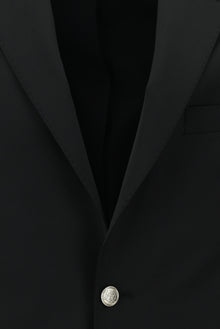 Siyah Regular Fit Yünlü Klasik Blazer Ceket