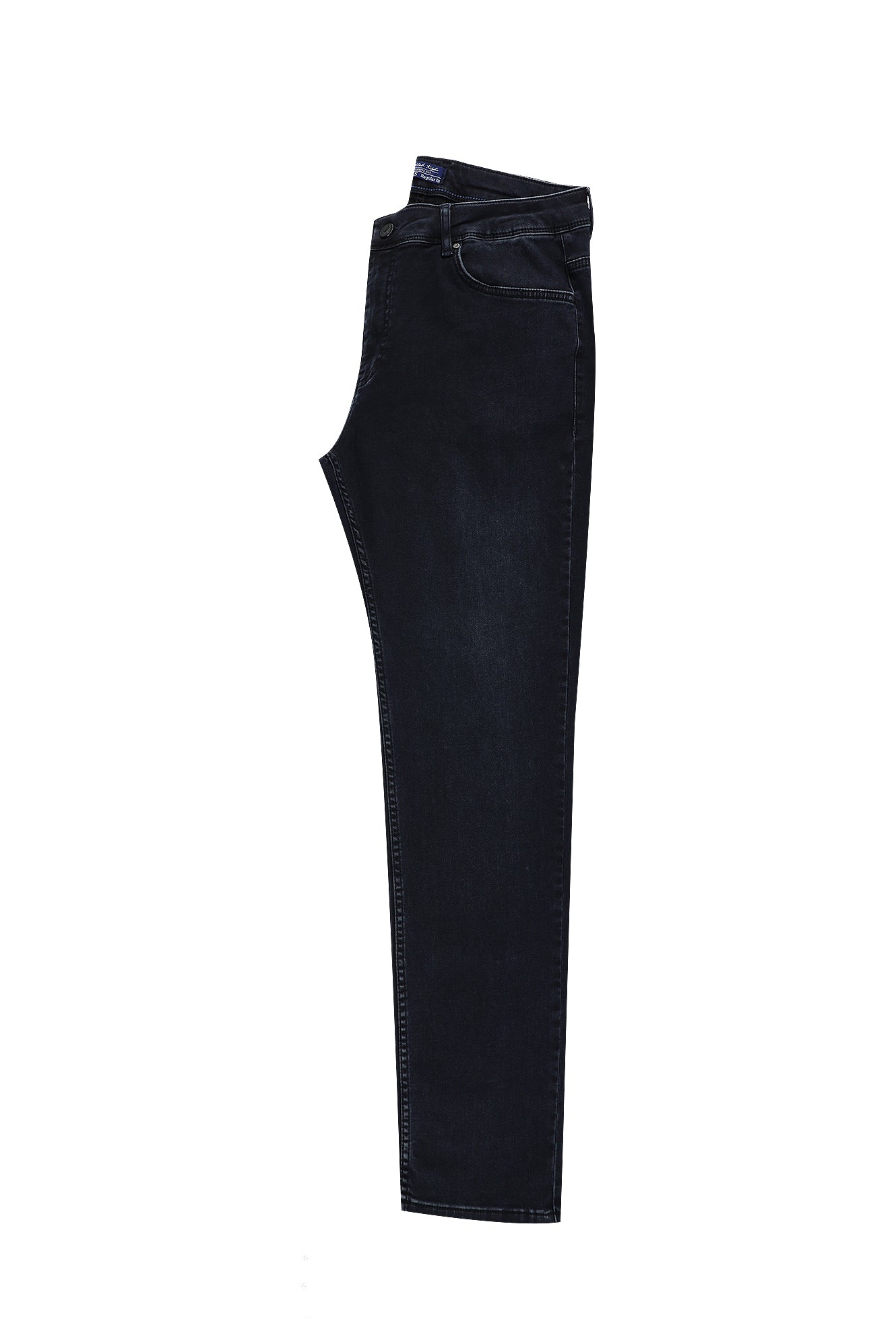 Koyu Lacivert Regular Fit Standart Kesim Likral? Denim Pantolon-Abdullah Ki??l?