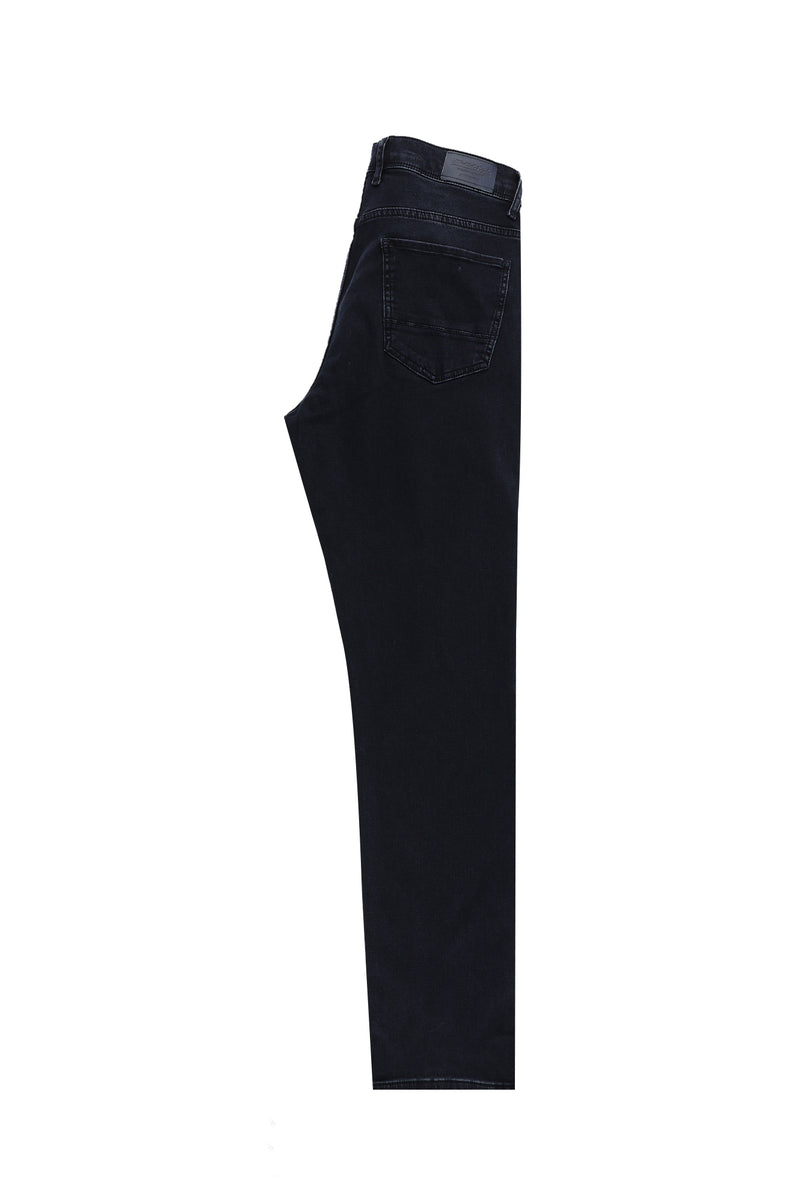 Koyu Lacivert Regular Fit Standart Kesim Likral? Denim Pantolon-Abdullah Ki??l?