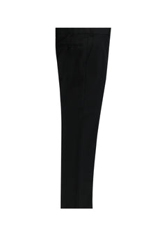 Siyah 6 Drop Regular Fit Standart Kesim Yünlü Klasik Kuma? Pantolon-Abdullah Ki??l?