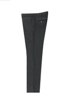 Koyu Füme Regular Fit Yünlü Klasik Kumaş Pantolon