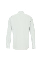 Beyaz Uzun Kol Slim Fit Dar Kesim Klasik Desenli Pamuk Gömlek