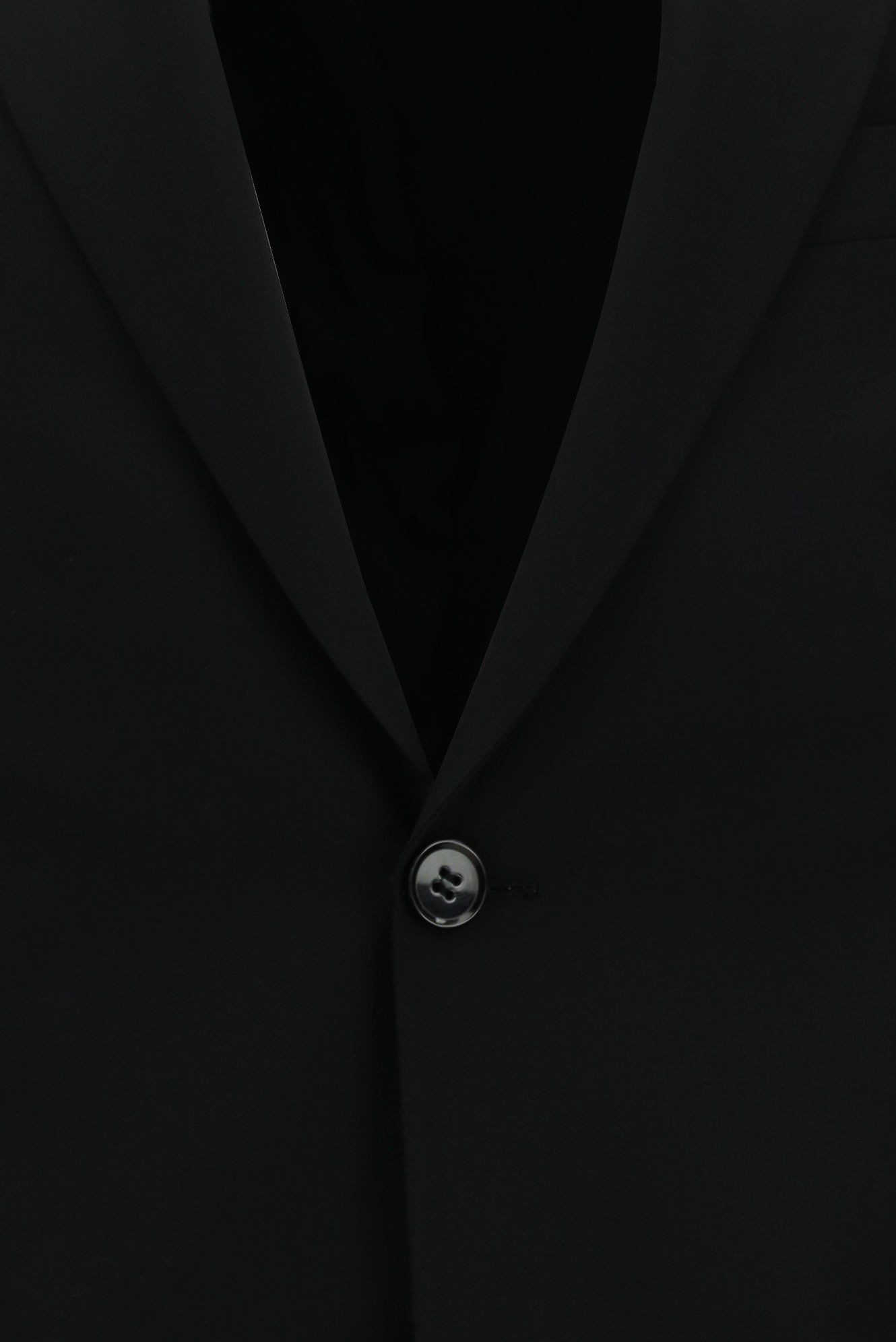 Siyah Relaxed Fit Rahat Kesim Çantalı Flex Suit Yünlü Klasik Takım Elbise