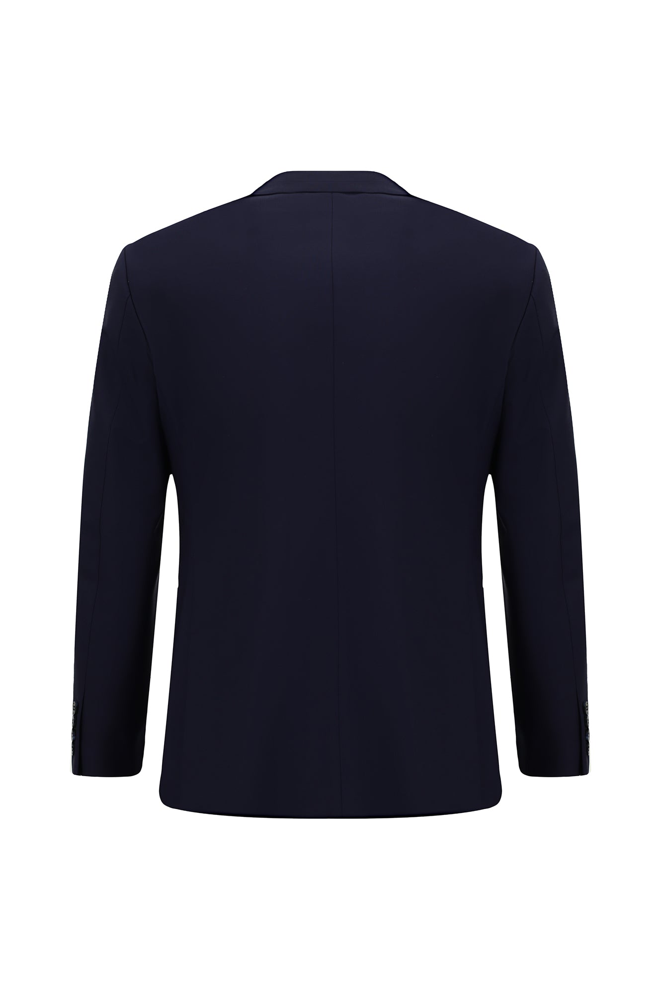 Koyu Lacivert Regular Fit Çantalı Flex Suit Yünlü Klasik Takım Elbise