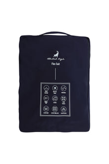 Koyu Lacivert Regular Fit Çantalı Flex Suit Yünlü Klasik Takım Elbise