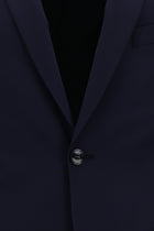 Koyu Lacivert Regular Fit Çantalı Flex Suit Yünlü Klasik Takım Elbise