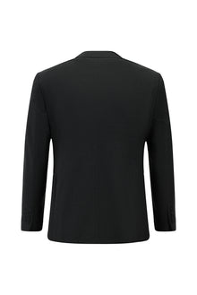 Koyu Füme Slim Fit Dar Kesim Çantalı Flex Suit Yünlü Klasik Takım