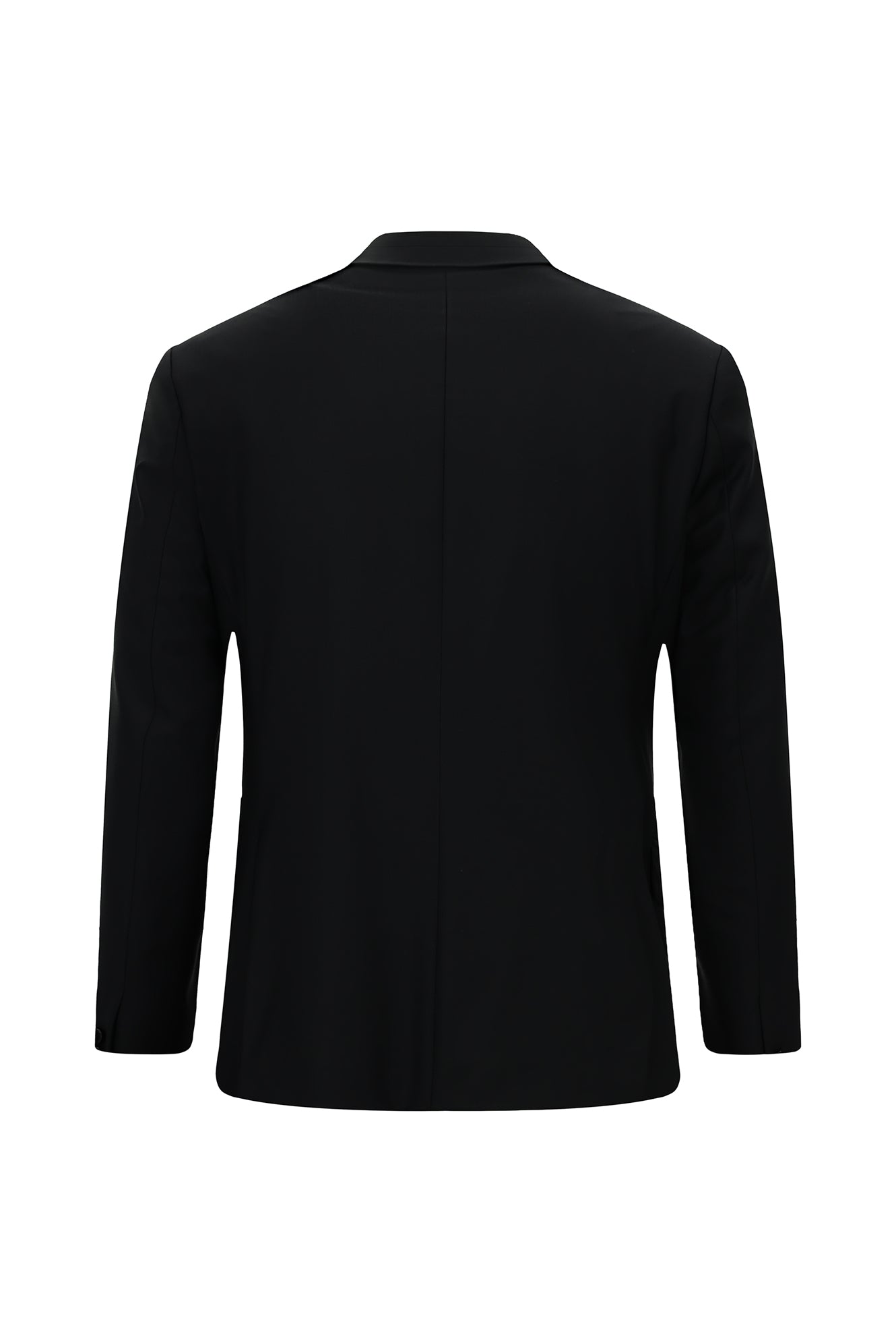 Siyah 7 Drop Slim Fit Dar Kesim Yünlü Kombinli Takım Elbise