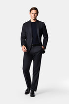 Koyu Lacivert 6 Drop Regular Fit Standart Kesim Takım Elbise