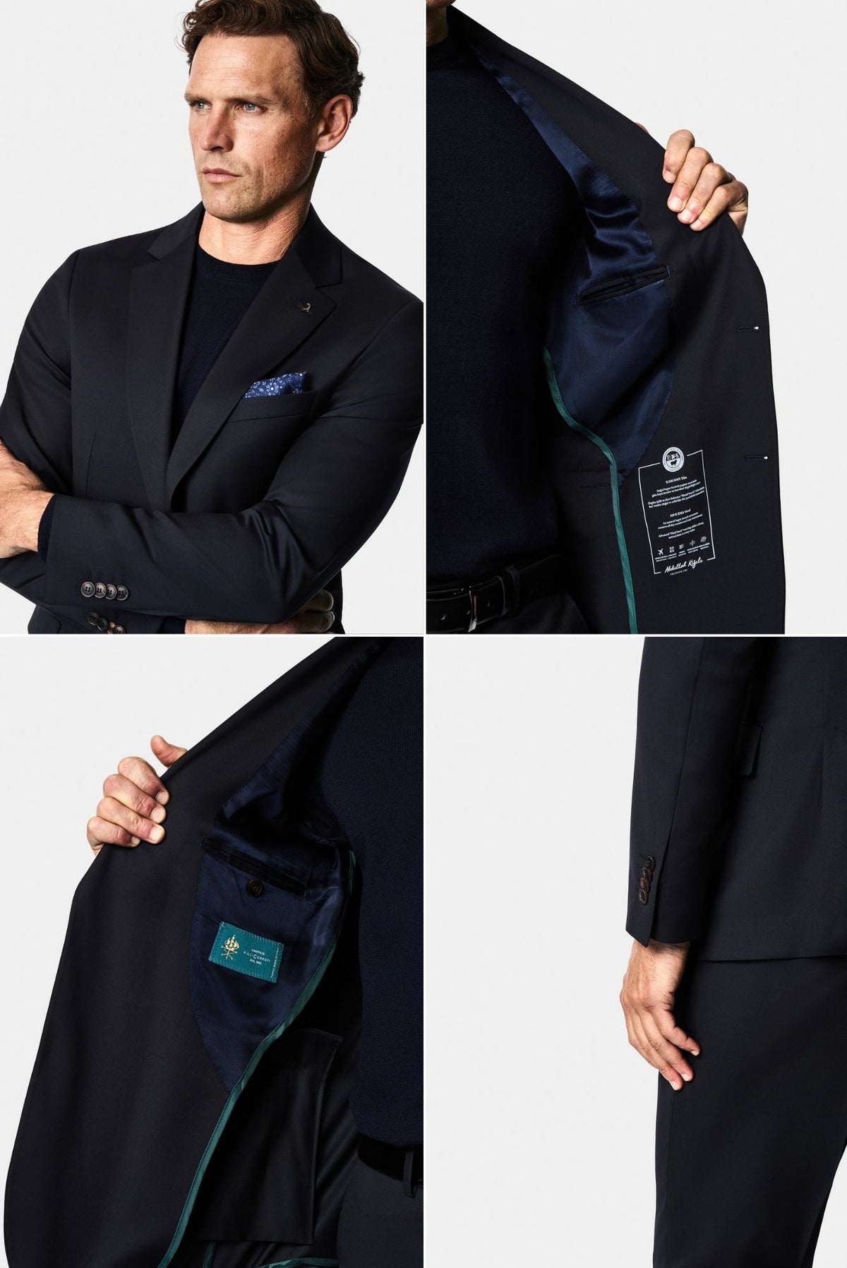 Koyu Lacivert 6 Drop Regular Fit Standart Kesim Takım Elbise