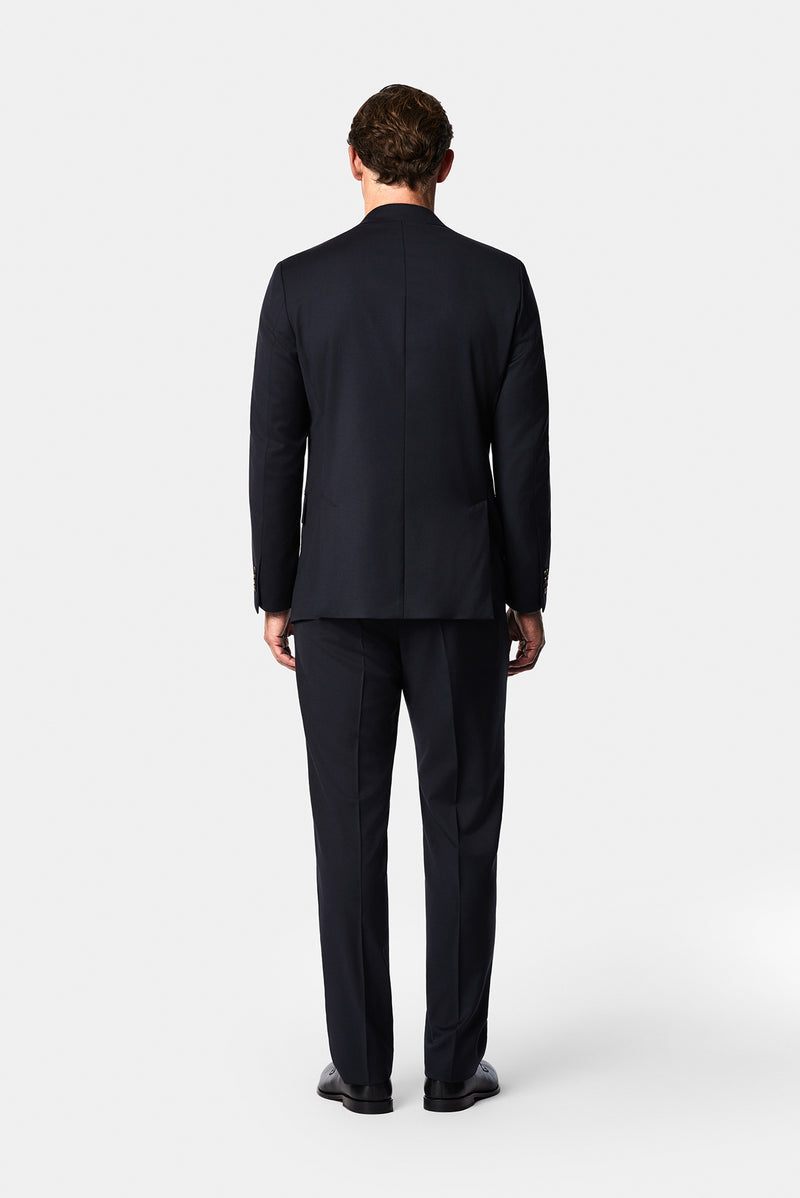 Koyu Lacivert 7 Drop Slim Fit Dar Kesim Takım Elbise
