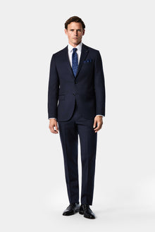 Orta Lacivert 4 Drop Relaxed Fit Rahat Kesim Takım Elbise
