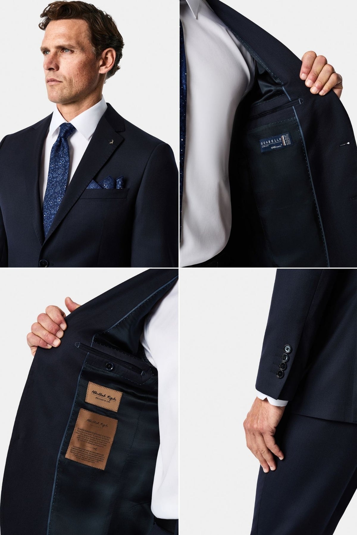 Orta Lacivert 4 Drop Relaxed Fit Rahat Kesim Takım Elbise
