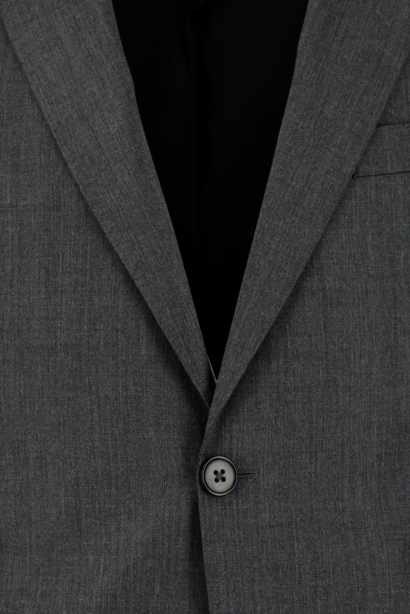 Açık Antrasit Slim Fit Dar Kesim Yün Klasik Takım Elbise