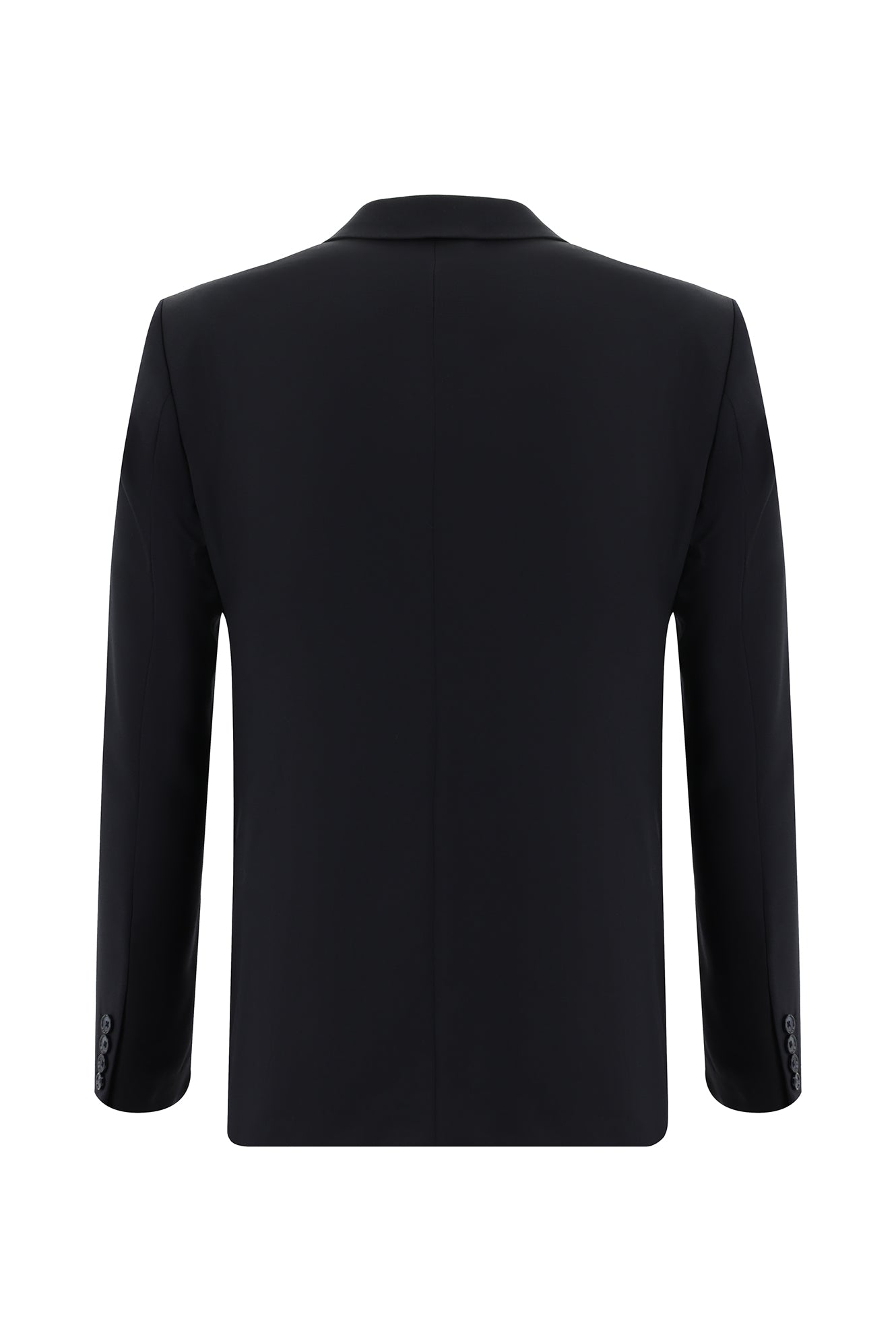 Koyu Lacivert Super Slim Fit Ekstra Dar Kesim Klasik Yün Takım Elbise